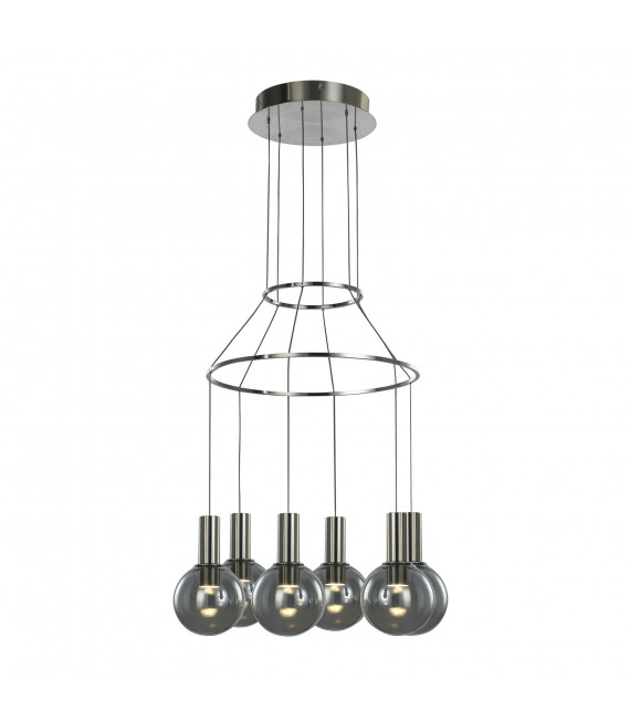 Moderne Pendelleuchte Aria Chrome