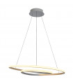 Suspension moderne Capita blanc, abat jour acrylique