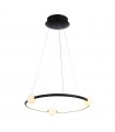 Suspension moderne Lozanna Noir, rose