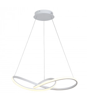Modern pendant light Vita white, acrylic lampshade