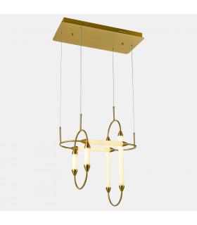 Moderna lampada a sospensione Degal Copper