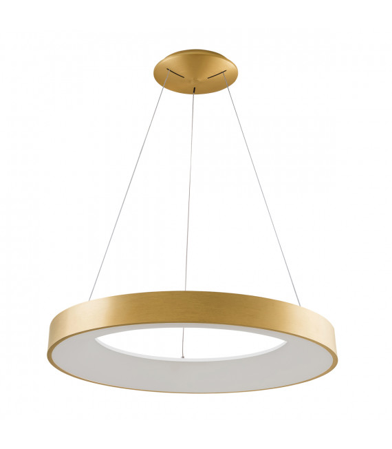 Moderne Pendelleuchte Giulia Gebürstetes Gold