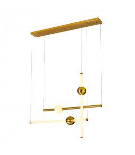 Lámpara colgante moderna Halling Copper