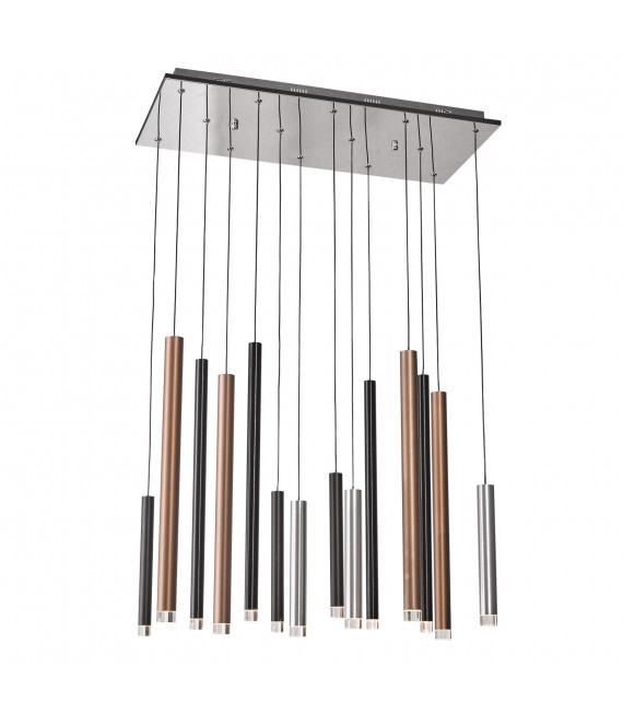 Moderne Pendelleuchte Reyna Chrome