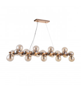 Suspension moderne Cabella Cognac