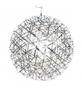 Modern suspension Adriana Chrome in steel