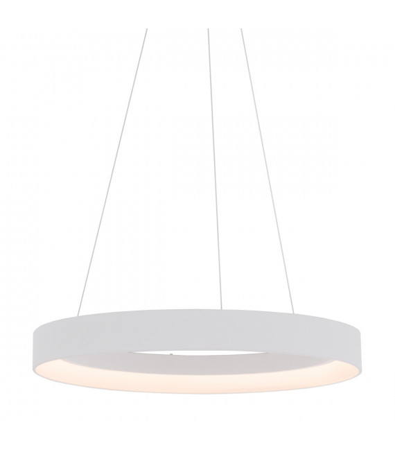 Lampada a sospensione tecnica e moderna Regallo bianca
