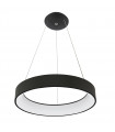 Suspension moderne Chiara Noir en alu et acrylique