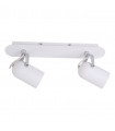 Spot moderne Lumen blanc 2 ampoules