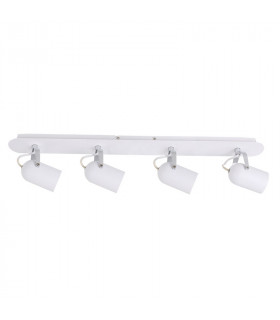 Spot moderne Lumen blanc 4 ampoules