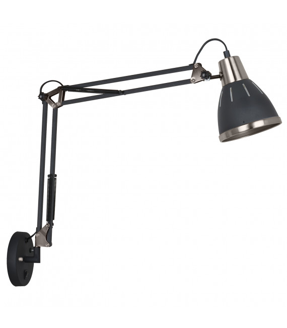 Industrie- und Retro-Wandleuchte Vera Black