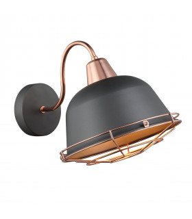 Aplique industrial y retro Annika Grey, cobre