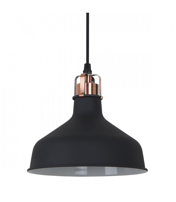 Modern hanging lamp Hooper Copper black, red