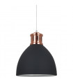 Industrial and retro suspension Lola Graphite, red copper