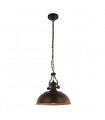 Suspension industrielle et rétro Rosalia Bronze, doré