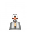 Suspension industrielle et rétro Simalto Gris, fumé