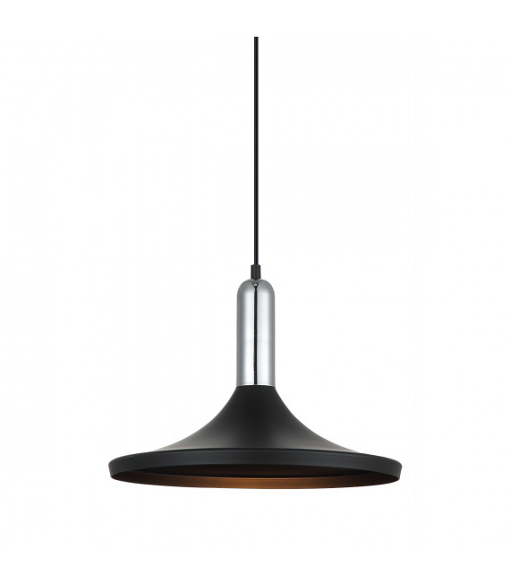 Lámpara colgante moderna Lusty Black