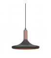 Modern hanging lamp Lusty Grey, copper
