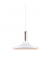 Modern hanging lamp Lusty White, copper