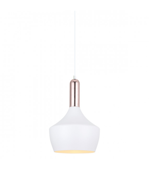 Suspension moderne Ophelia Blanc, cuivre