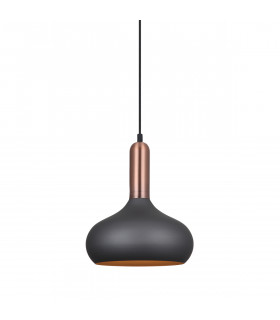 Moderne Pendelleuchte Quesmo Grey, Kupfer