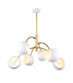 Modern pendant light Melvo White, gold