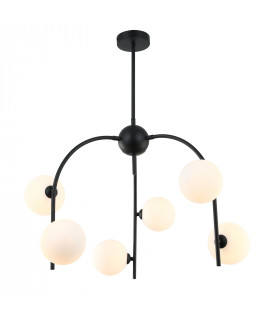 Lámpara colgante moderna Celine Black