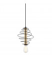 Suspension moderne Mirren Marron noir