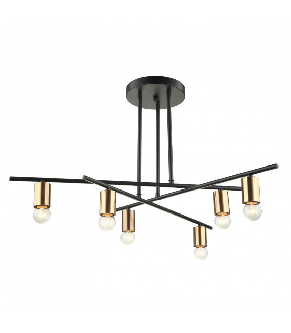 Suspension industrielle et rétro Normani Marron noir