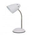 Lampe de bureau moderne Cosmic Blanc, nickel satiné