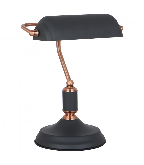Lampe de bureau industrielle et rétro Pablo Noir