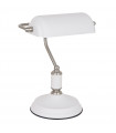Pablo white industrial and retro desk lamp