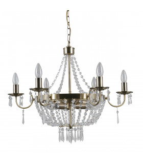 Cortina Kristall Pendelleuchte Antike Bronze