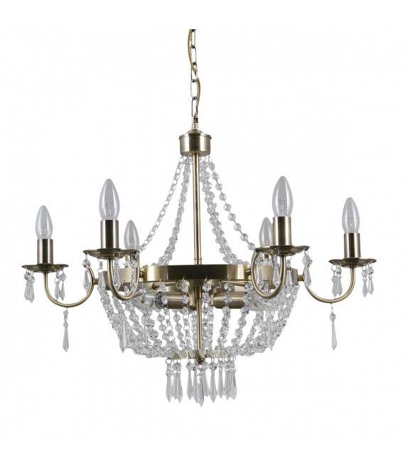 Cortina Crystal Pendant Antique Bronze