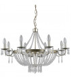 Modern pendant lamp in Cortina crystal