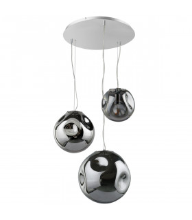 Moderne Pendelleuchte Simao Chrome