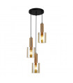 Suspension moderne Sardo ambre