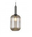 Suspension moderne Antiola Nickel satiné