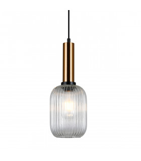 Modern suspension Antiola clear glass