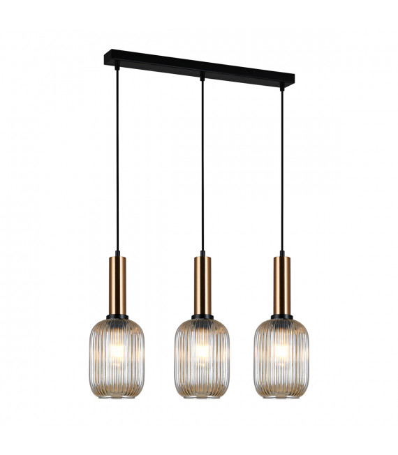 Suspension moderne Antiola ambre