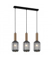 Suspension moderne Antiola verre fumé