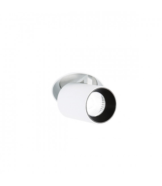 Plafonnier encastrable technique et moderne Gemma Trimless 4000K Blanc noir