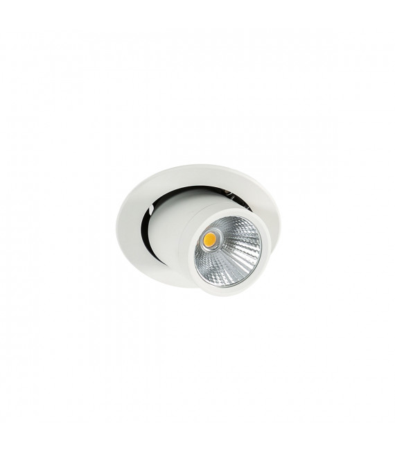 Plafonnier encastrable technique et moderne Zotta 3000K Blanc noir