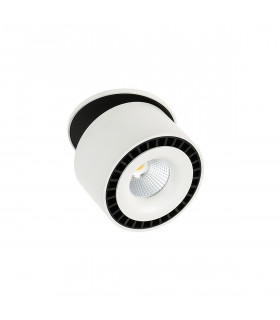 Plafoniera da incasso tecnica e moderna Siviglia Round Recessed 3000K Bianco nero