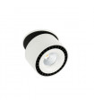 Plafonnier encastrable technique et moderne Sevilla Round Recessed 4000K Blanc noir