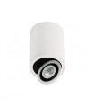 Technical and modern spot ceiling light Subba 3000K White black