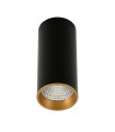 Technical and modern spotlight Moldes Big BL/GO Ceiling 3000K Black, gold