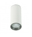 Technical and modern spotlight Moldes Big WH/GR Ceiling 4000K White, gray