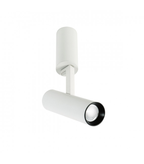 Plafonnier spot technique et moderne Bocca White Distanced 3000K Blanc noir