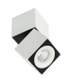 Technical and modern spot ceiling light Sevilla Square Ceiling 4000K White black